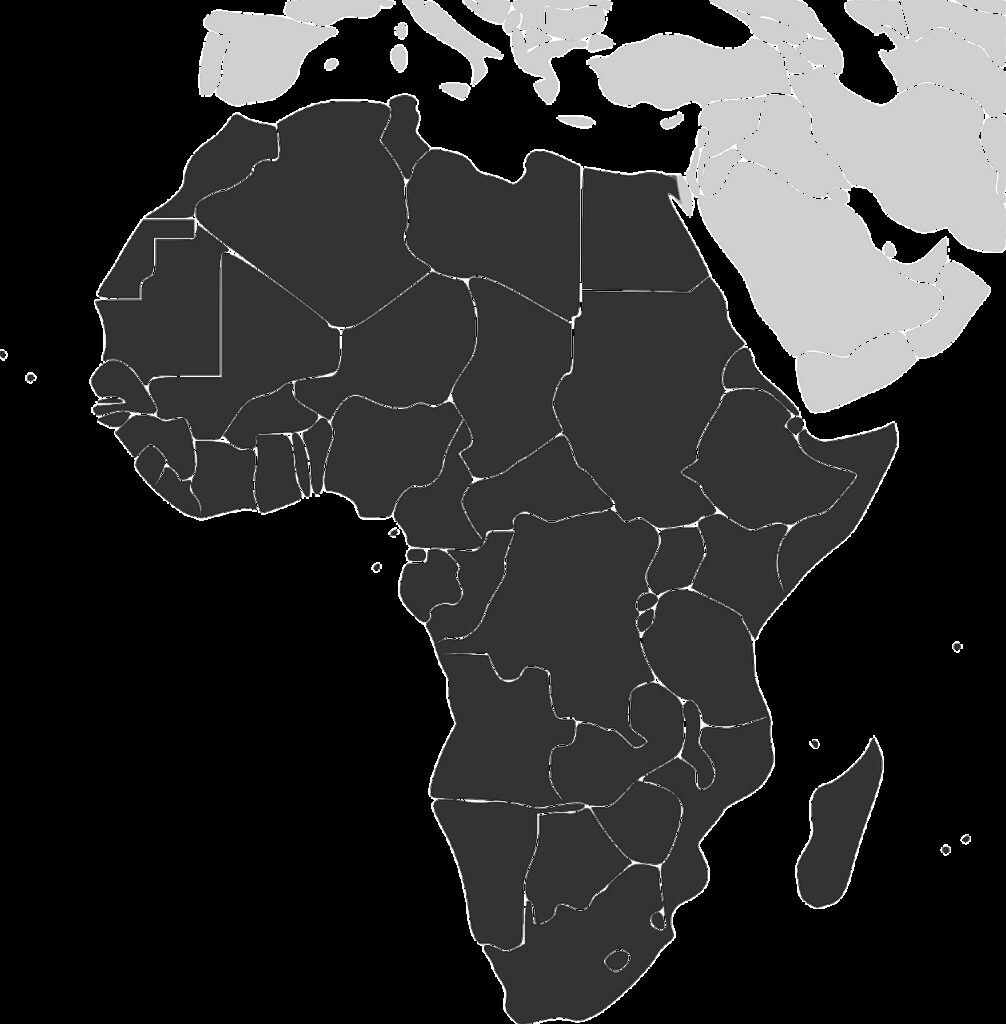 africa, continent, countries